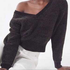 Urban Outfitters Chenille V-Neck Sweater